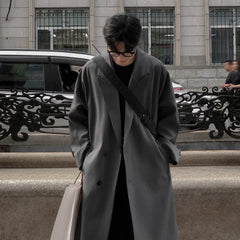 Korean Inspired Long Windbreaker