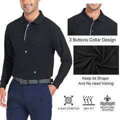 Slim Fit Performance Golf Tee Pack