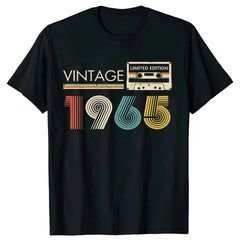 Vintage 1965 Birthday Graphic Tee