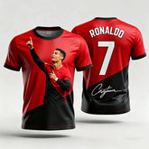 2026 Ronaldo 7 Football Jersey Chatgpt Ai Style Adults and Kids Fan Edition Summer Soccer Training Tops Comfortable Sportswear
