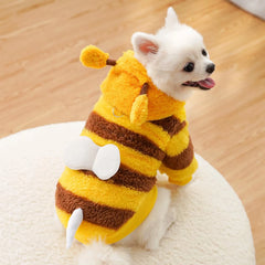 Color Block Winter Puppy Hoodie