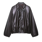 Faux Leather High Street Jacket