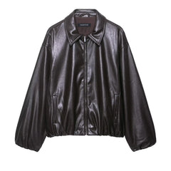 Faux Leather High Street Jacket