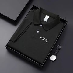 Golf Men's Polo Shirt Casual Solid Color Short Sleeved T-Shirt Men's and Women's High-Quality Summer Dress
