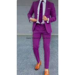 Slim Formal Two Piece Suit