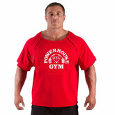 Men's T Shirts Fitness Men Bodybuilding Shirt Batwing Sleeve Rag shirt Gym Fitness Muscle Running T shirt