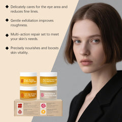 Day Night Skincare Set Moisturizes Refreshing Brightening Improve Fine Line Skin Reduce Dark Circles Multi Functional Facial Set