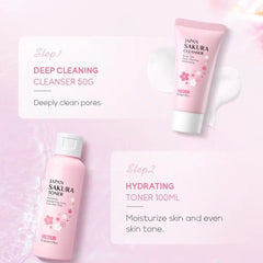 Sakura Complete Skincare Collection Set