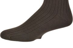 Mens 3 Pair Pack Classic Dress over the Calf Cotton Slim Fit Ribbed M3300