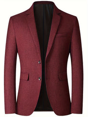 Slim Single Woven Blazer