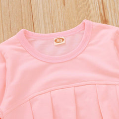 Toddler Girls Clothes Winter Warm Long Sleeve Tops+Long Pants Set