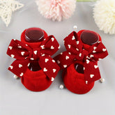 Red Non Slip Baby Socks