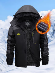 Men’s Winter Waterproof Fleece-Lined Ski Jacket