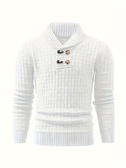 Geo Rib Knit Pullover