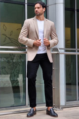 Men'S Classic Slim Fit Stretchy Jeans for Men Skinny Flex Denim Pants Ripped Designer