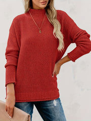 Oversized Turtleneck Knit Jumper