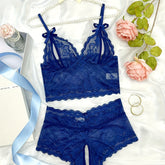 Women Floral Lace Lingerie Set