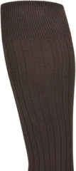 Mens 3 Pair Pack Classic Dress over the Calf Cotton Slim Fit Ribbed M3300