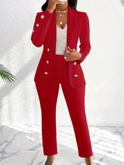 Solid Tailored Duo Suit