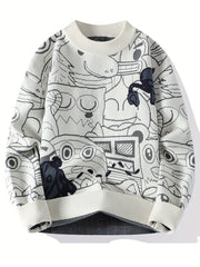 Geo Slim Knit Pullover