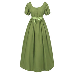 Womens Renaissance Cosplay Costume Medieval Irish over Dress Chemise Short Sleeves Dress Gothic High Waist Gown Dress