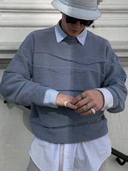 Soft Block Knit Pullover