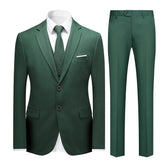 Classic Solid Trio Suit