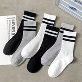 Striped Crew Socks Three Pack