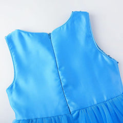 Little Girls' Sequin Mesh Flower Ball Gown Party Dress Tulle Prom