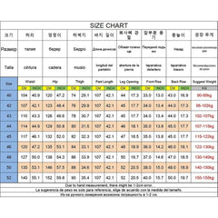2Pcs M‘S Business Pants plus Size 40-52 95-155Kg Formal Work Long Pants Elastic Waist Suit Pants Casual Trousers