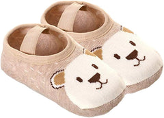 Baby Toddler Non-Skid Socks Little Girls Cute Cartoon Floor Socks 8-36M