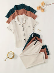 Women Heart Print Pajama Set Bundle