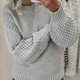 Rib Knit Crew Pullover