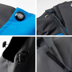 Men'S Hooded Waterproof Jacket Lightweight Rain Jacket Outdoor Casual Sportswear