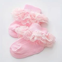 Floral Lace Baby Princess Socks