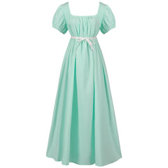 Women'S Renaissance Cosplay Costume Medieval Irish over Dress Chemise Short Sleeves Dress Gothic High Waist Gown Dress