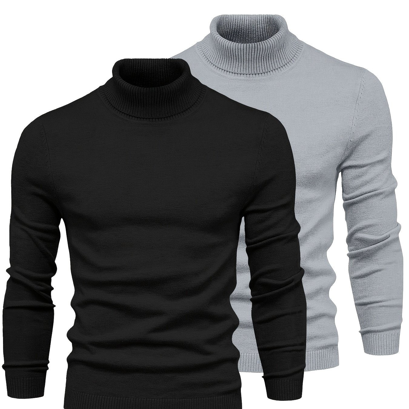 High Neck Duo Pullovers