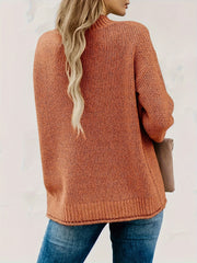 Oversized Turtleneck Knit Jumper