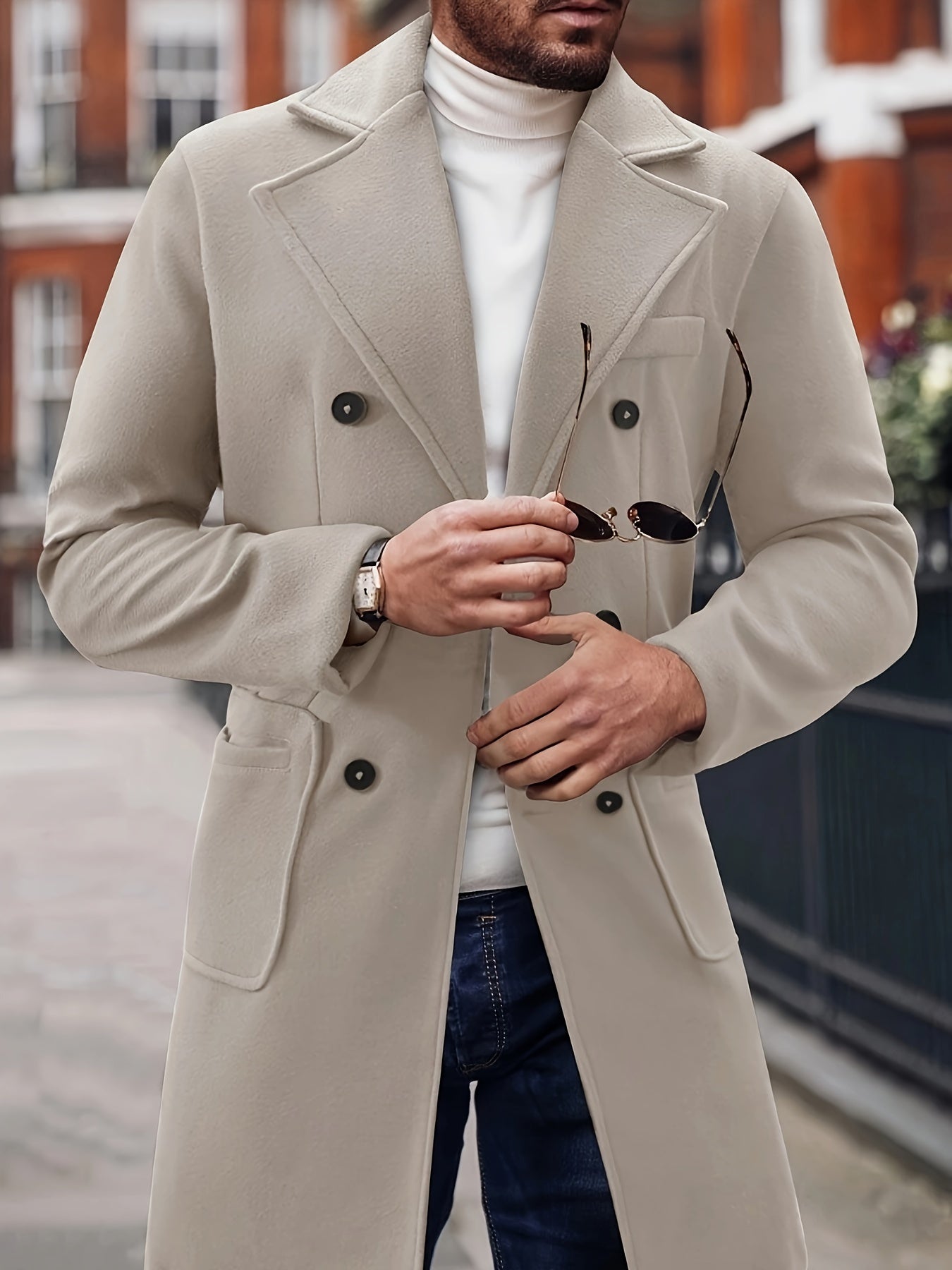 Modern Casual Lapel Blazer Mens