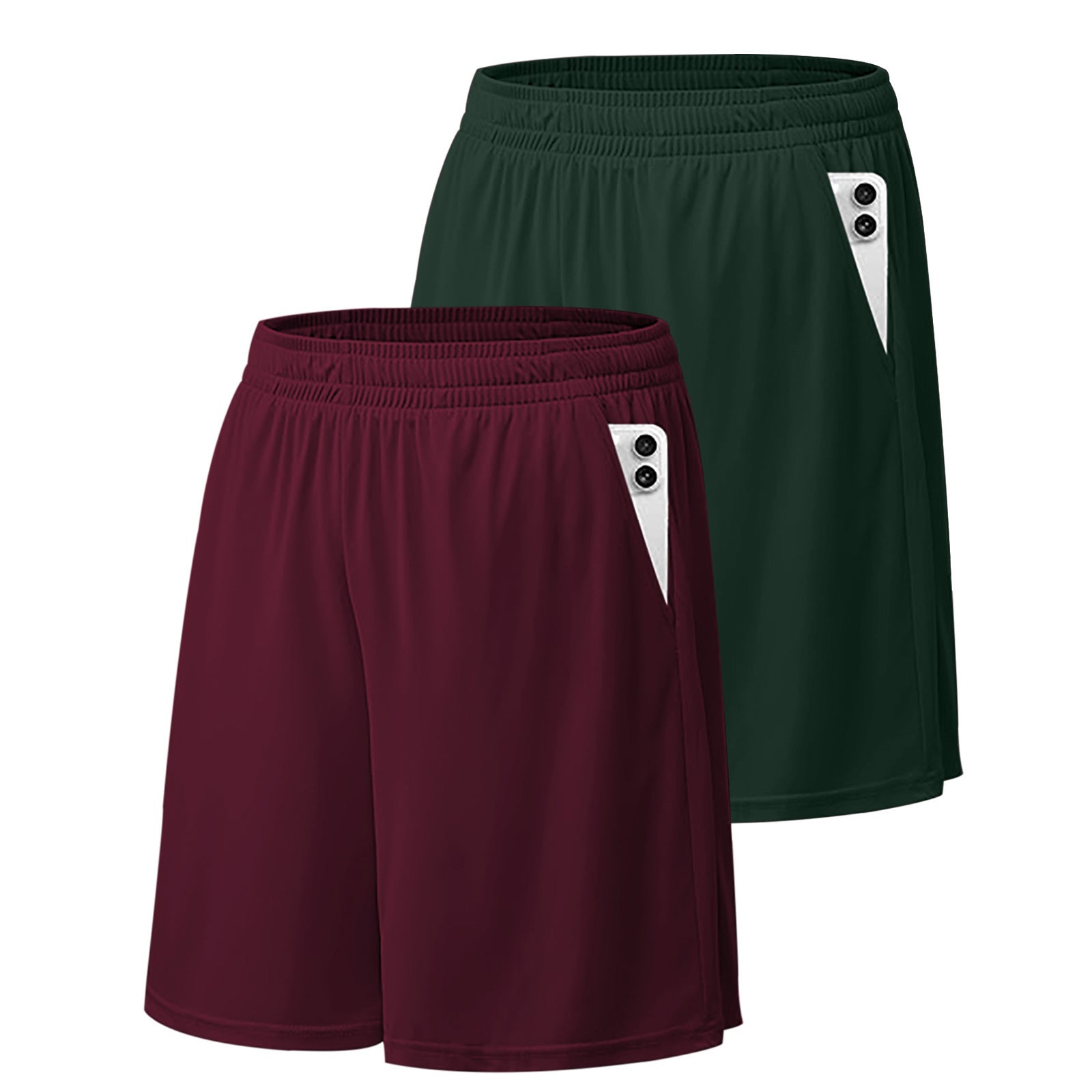 Quick Dry Athletic Pocket Shorts
