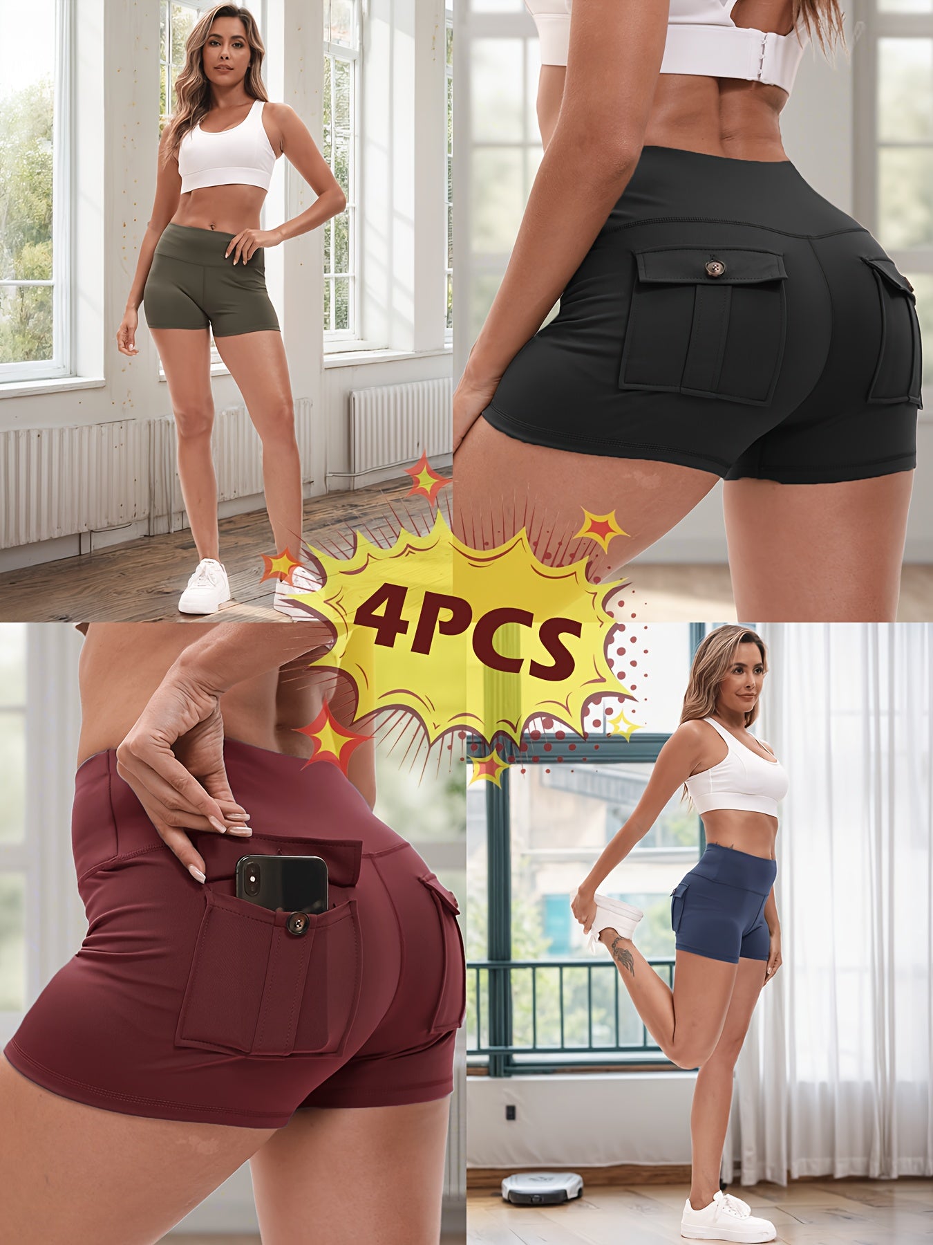 Performance Cargo Shorts Set