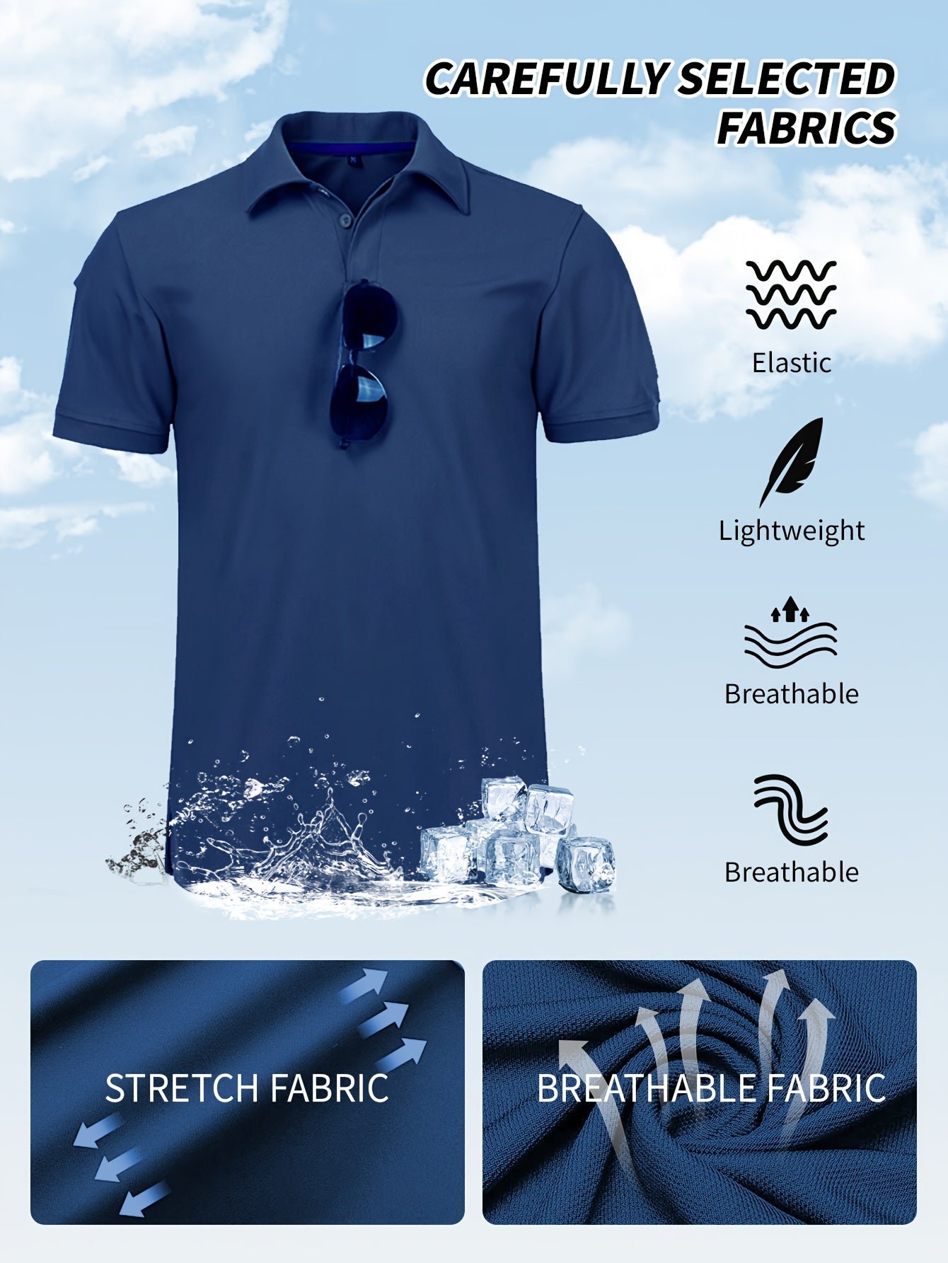 Quick Dry Mens Polo Trio