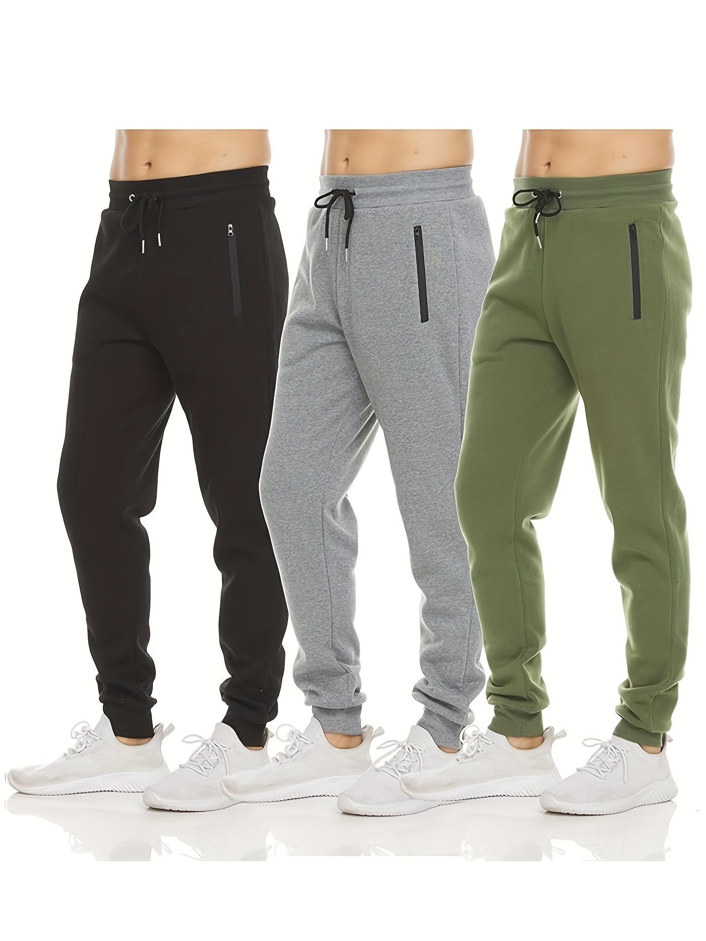 Men’s Fleece Sweatpants – 3-Piece Set
