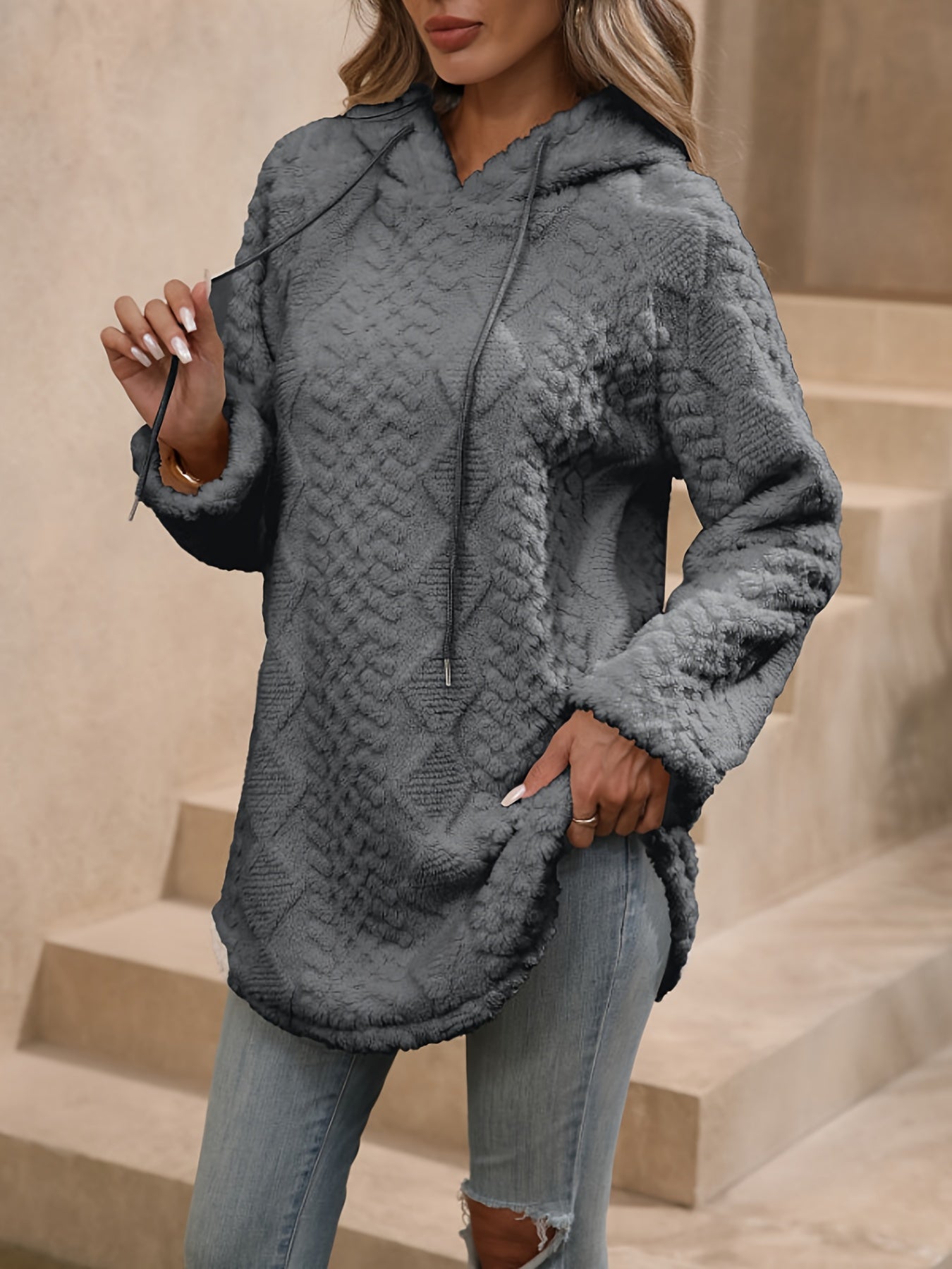 Women’s Plush Hooded Winter Jacket