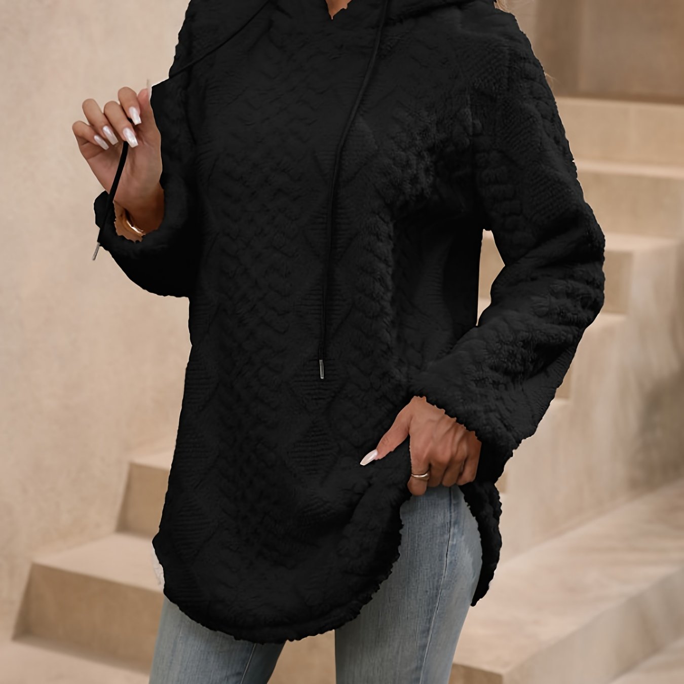 Women’s Plush Hooded Winter Jacket