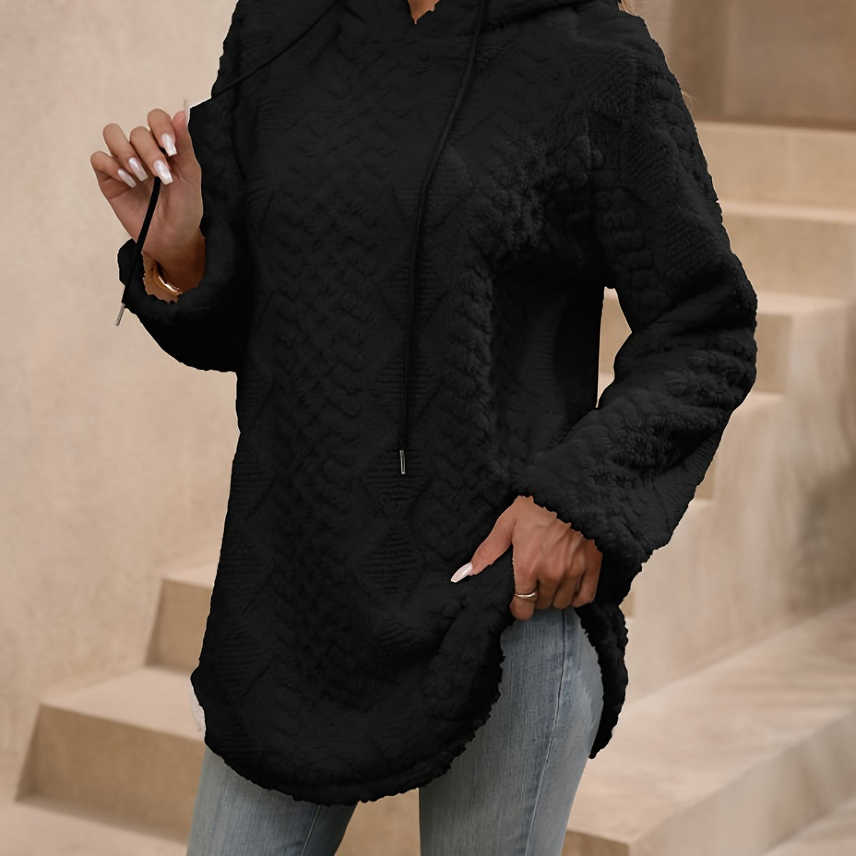 Women’s Plush Hooded Winter Jacket