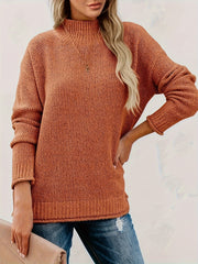 Oversized Turtleneck Knit Jumper