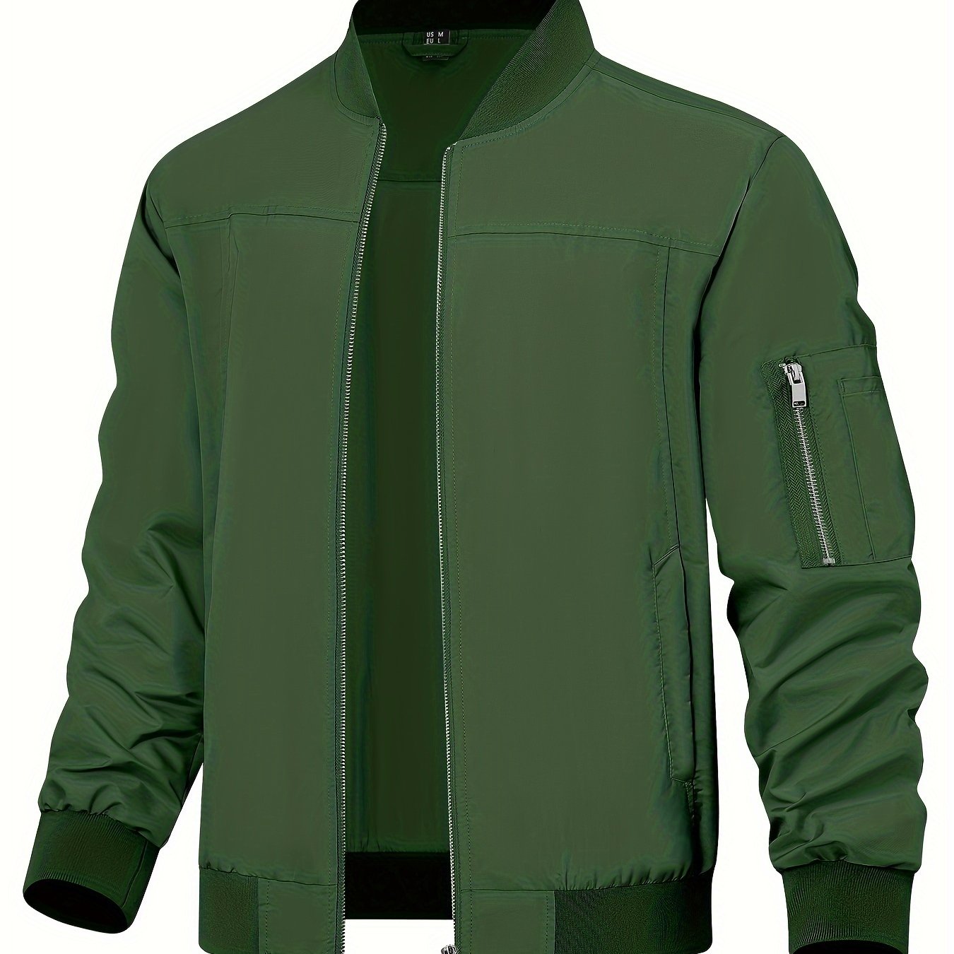 Lightweight Men's Windbreaker Bomber Jacket