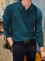 Soft Collar Knit Pullover