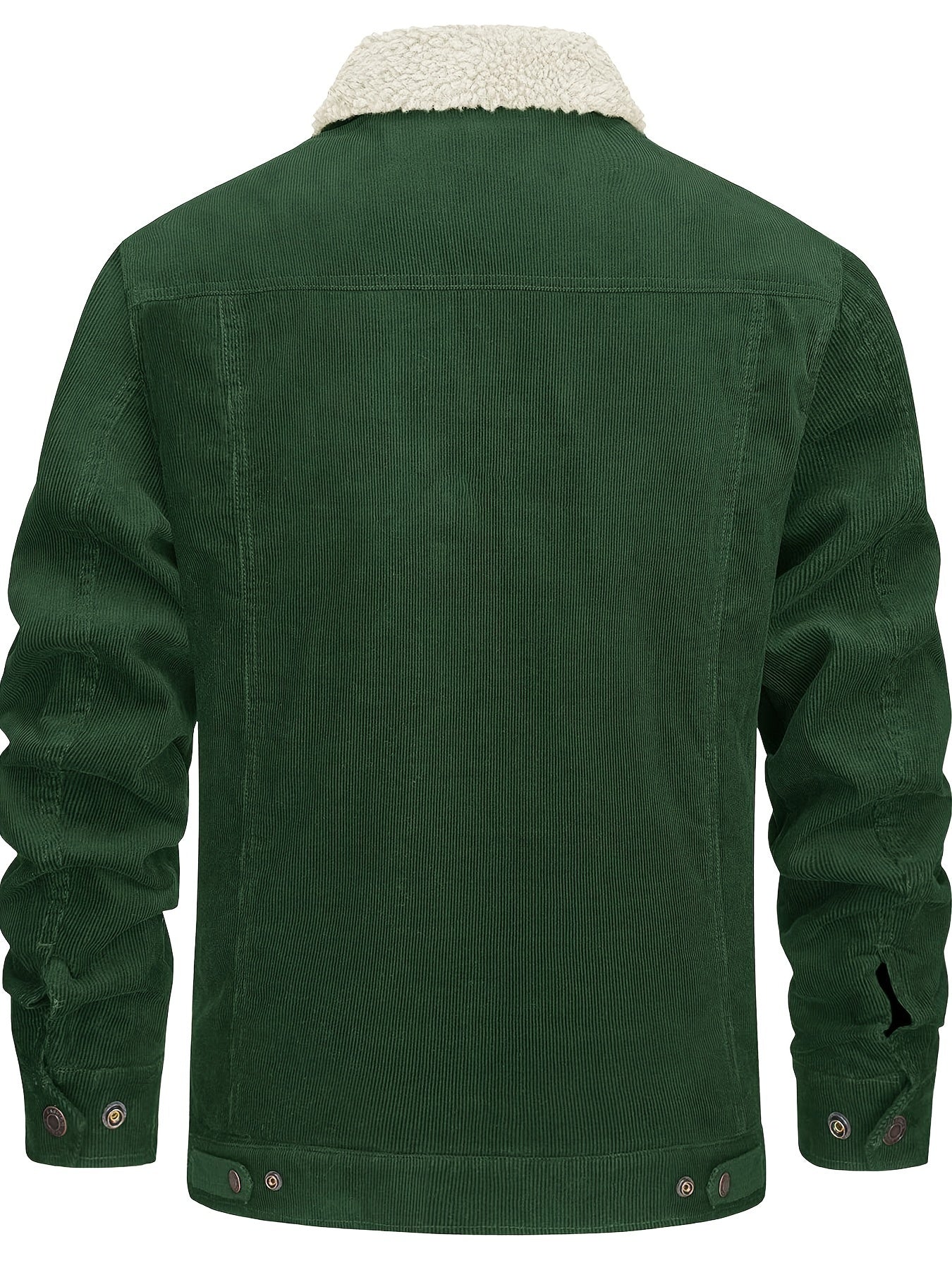 Sherpa-Lined Corduroy Winter Jacket